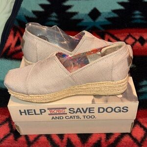 Skechers Women's Tan Espadrille Slip-Ons